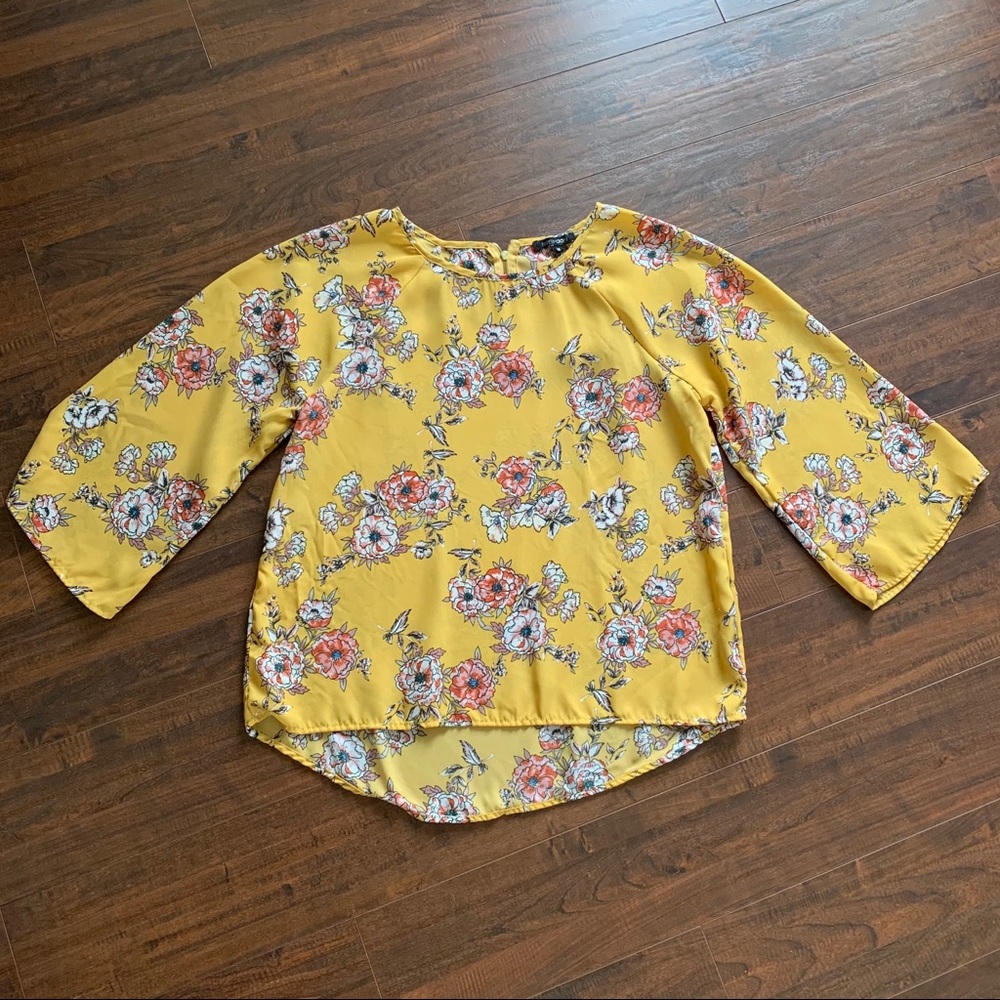 Stitch Fix | Papermoon Laire Crew Neck Floral Top - Picture 8 of 9